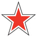 5" Star Window Stickers