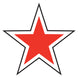 5" Star Window Stickers