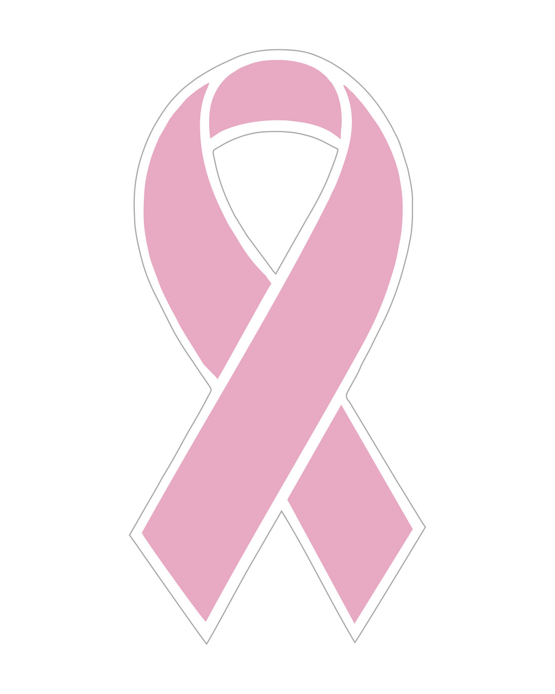 Window Sticker - Pink Ribbon - Qty. 12