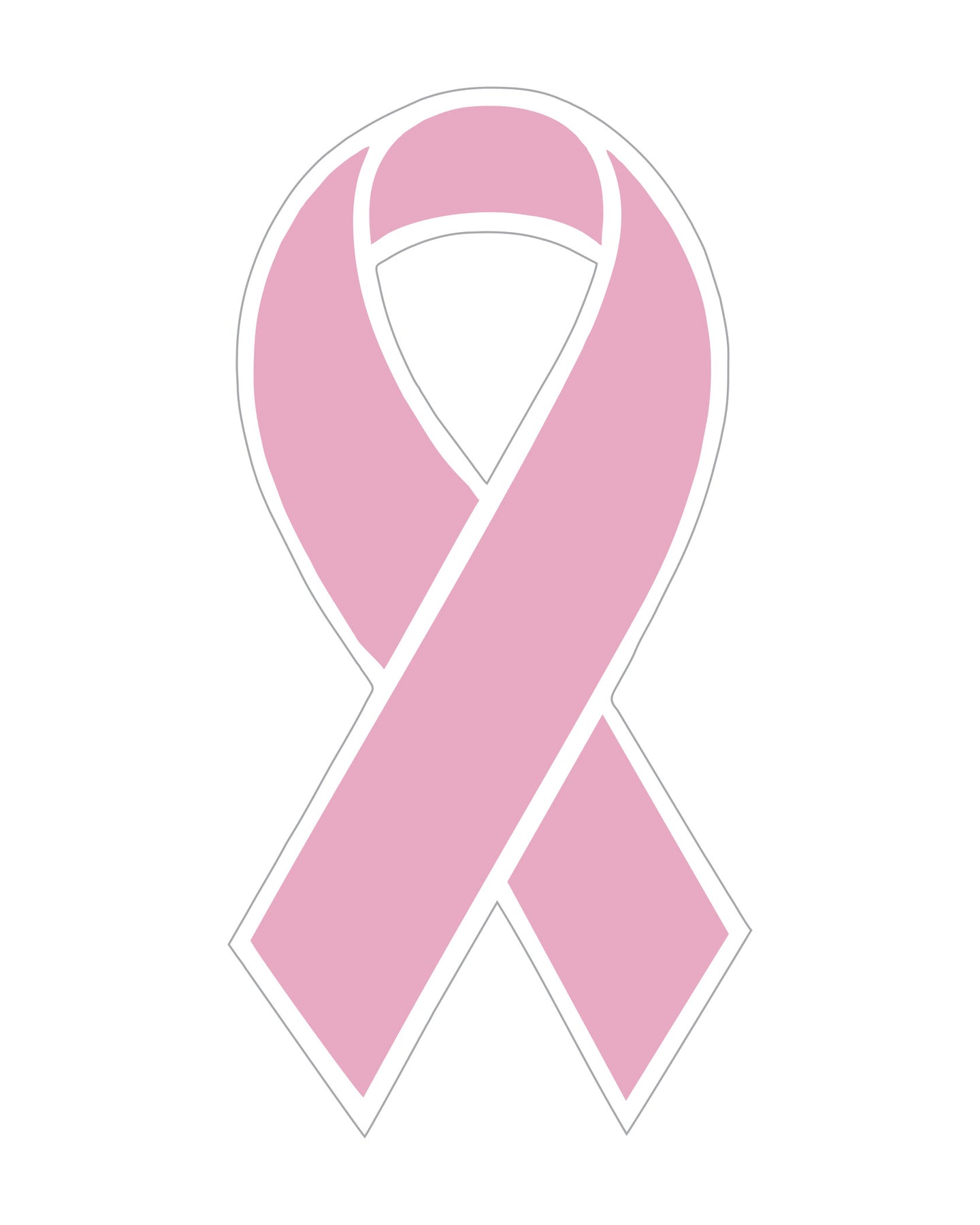 Window Sticker - Pink Ribbon - Qty. 12