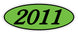 Oval Year Window Stickers