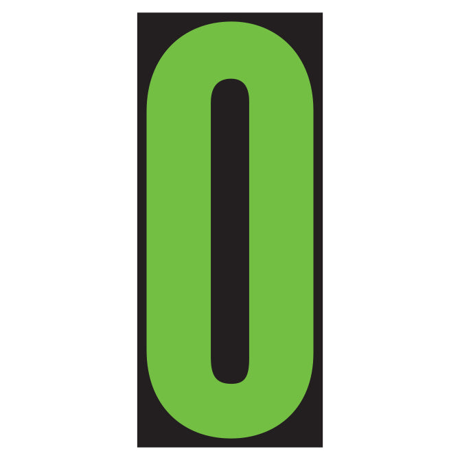 Number Window Stickers - 5-1/2" Window Stickers