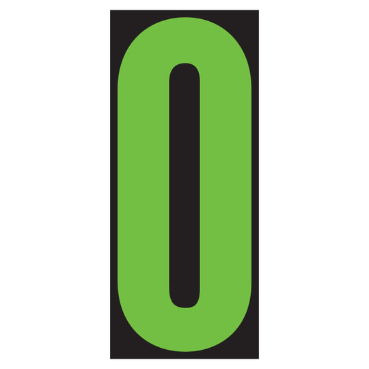 Number Window Stickers - 5-1/2" Window Stickers