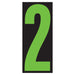 Number Window Stickers - 5-1/2" Window Stickers