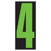 Number Window Stickers - 5-1/2" Window Stickers