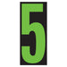 Number Window Stickers - 5-1/2" Window Stickers