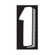 7-1/2" White & Black
