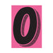 7-1/2" Black & Pink