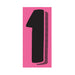7-1/2" Black & Pink