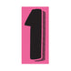 7-1/2" Black & Pink