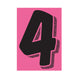 7-1/2" Black & Pink