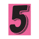 7-1/2" Black & Pink
