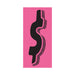 7-1/2" Black & Pink