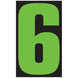Number Window Stickers - 9-1/2" Various Colors