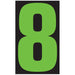 Number Window Stickers - 9-1/2" Various Colors