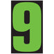 Number Window Stickers - 9-1/2" Various Colors
