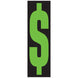 Number Window Stickers - 9-1/2" Various Colors