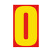 Number Window Stickers - 9-1/2" Various Colors