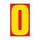 Number Window Stickers - 9-1/2" Various Colors