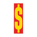 Number Window Stickers - 9-1/2" Various Colors