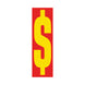 Number Window Stickers - 9-1/2" Various Colors