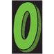 Number Window Stickers - 11-1/2" Various Colors