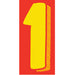 7-1/2" Yellow & Red