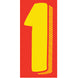 7-1/2" Yellow & Red