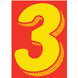 7-1/2" Yellow & Red
