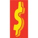 7-1/2" Yellow & Red