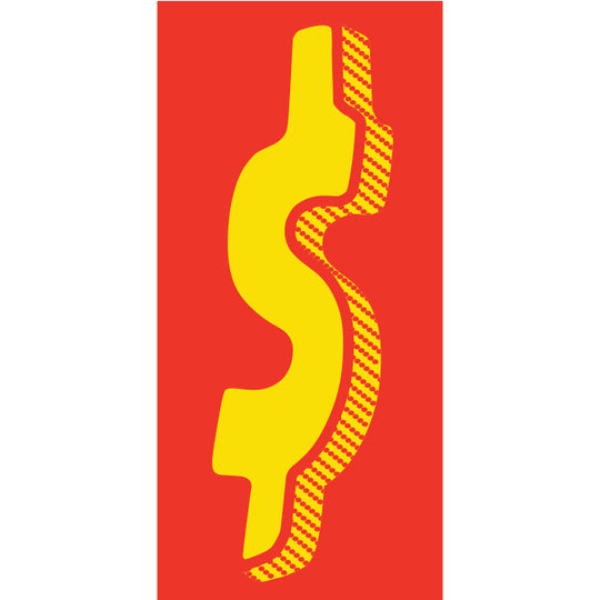 Number Window Stickers - 7-1/2" Various Colors