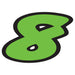6-1/4" Fluorescent Green Die Cut