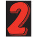 7-1/2" Red & Black