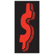 7-1/2" Red & Black