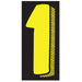Number Window Stickers - 7-1/2" Various Colors