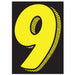 7-1/2" Yellow & Black