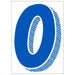 7-1/2" Med. Blue & White