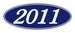 Oval Year Window Stickers