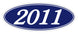 Oval Year Window Stickers