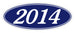 Oval Year Window Stickers