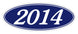 Oval Year Window Stickers