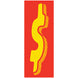Number Window Stickers - 11-1/2" Various Colors