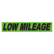 Slogan Window Stickers - 2 3/4" x 14 1/2" Fluorescent Green & Black