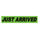 Green & Black Slogan Stickers