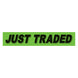 Green & Black Slogan Stickers