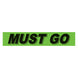 Green & Black Slogan Stickers