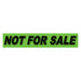 Green & Black Slogan Stickers