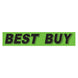 Slogan Window Stickers - 2 3/4" x 14 1/2" Fluorescent Green & Black