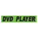 Slogan Window Stickers - 2 3/4" x 14 1/2" Fluorescent Green & Black