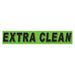 Slogan Window Stickers - 2 3/4" x 14 1/2" Fluorescent Green & Black